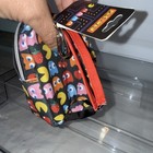 Brand New Bandai Namco Pac-man Miniature 4in  X 4in  Backpack Clip On Keychain