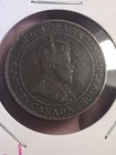 1910 Canadian Large One Cent Coin Canada King Edward Km 8