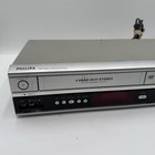 C13 Philips Dvp3050v Dvd Vcr Combo Player Tested Works With Remote Vhs Recorder