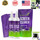 Screen Cleaner Spray 2-pack 2x8oz Tv Laptop Computer Microfiber Cloths Included