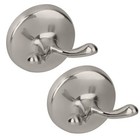 Towel Hooks Antique  2 Pack Coat Robe Hook Heavy Duty Bathroom Brushed Nickel