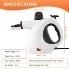Handheld Portable Pressurized Steamer Multi-surface Steam Cleaner 12 Accessories