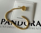 Pandora Moments Family Tree Heart Claps Snake Chain Bracelet Size 7 5 In