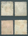 St Vincent Queen Victoria Used Group Of 6d Shades  b 