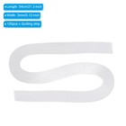 120pcs Quilling Strips Paper W 3mm L 54cm Origami Paper White