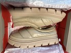 Hunter Women s Madi Platform Puffer Slippers New In Box Light Natural Sz 8 9 10
