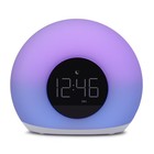Moon Glow Alarm Table Clock With Color Changing Light - Capello  Digital