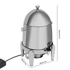 3 2gal Commercial Electric Cold Beverage Dispenser Anti-slip Hot Drink Container
