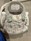 Fisher-price 3 Baby Bouncers Toy Bar Portable Gray White Multicolor Infant