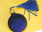 Vintage Cobalt Glass Perfume Bottle  2 