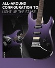 Donner Dmt-66 39  Electric Guitar Purplish Black Solid Body Hss Pickup   Gig Bag