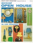Vintage 1970 s Curtain Valance Pattern Macrame Open House Craft Book Pd1141