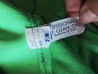 Vintage 1970s Lime Green Maxi Dress Sheer Angel Bell Sleeves Size 7 8 Home Made 