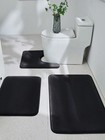 3 Pcs Memory Foam Bathroom Rug Absorbent Bath Mat Set Small Large Contour Rug