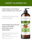 Velona Sweet Almond Oil - 16 Oz   100  Pure And Natural Carrier Oil   Refined  C