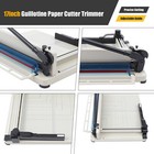 Heavy Duty Guillotine Paper Cutter - 17  Commercial Metal Base A3 a4 Trimmer