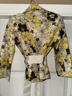 Vintage Zinc Long Sleeve Flowered Belted Teens juniors Blazer Jacket Usa Size S