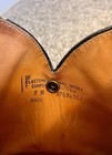 Harley-davidson Black Leather Purse Wallet W  Eagle Logo  Beaded Strap