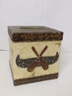 Woolrich Tissue Box Cover Kleenex Square Rustic Canoe Trees