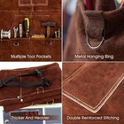 41 x 23    Welding Apron Cowhide Leather With Pocket For Men women