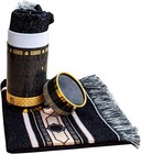 Muslim Prayer Rug   Prayer Beads Elegant Gift Box  Seccade  Janamaz  black706 