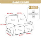 1 2 3 Seater Elastic Recliner Sofa Cover Stretch Armchair Covers Couch Slipcover