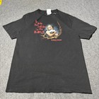 Vintage 2004 Silence Of The Lambs Graphic Movie Promo T-shirt Size M Grunge