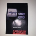 Super Nintendo Console Snes System Instruction Manual   Insert   Poster   Bag