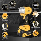 Cordless Electric Impact Wrench Gun 1 2   High Power Driver Tools Kit W  Battery