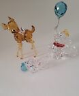 Swarovski Crystal  Disney 2025 Classics Set  Dumbo  Bambi  And Cat Marie 