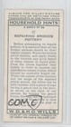 1936 Wills Household Hints Tobacco Repairing Broken Pottery  37 12hh