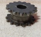 Vintage Rustic Industrial Machine Age Steel Small Gear Steampunk Robot Art  w4 