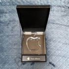 Apple Computer Macintosh Rare Crystal Figure Object Ornament 20th Anniversary