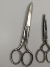 Vintage Lot Of 3 Embroidery   Button Scissors Made In Germany