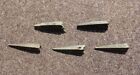 5 Old Original Ancient Scythian-sarmatia Barbed Combat Arrowhead 7-4 Bc  1