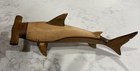 Beautiful Wood Carved Hammerhead Shark - Great Pre-owned Condition  - 5 3 8 In