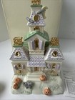 Lenox Haunted House Candle Votive Holder Halloween Vintage 2002 Nib