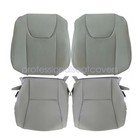 Front Bottom   Top Replacement Seat Cover Fits 2010-15 Lexus Rx350 Rx450h Gray