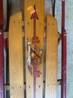 Flexible Flyer 44j Wooden Snow Sled Sl Allen Planet Jr  Made In Usa  Red  