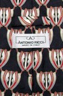Antonio Ricci Silk Necktie Made In Italy Geometric Design Mens Neck Tie  5667-4