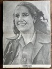 Vintage Poster Eva Evita From Magazine Militancia Peronista Para La Liberacion
