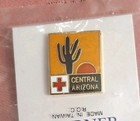 American Red Cross Central Arizona Cactus Volunteer Jacket Lapel Pin
