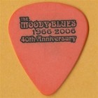 Moody Blues 2006 40th Anniversary Concert Tour Justin Hayward Stage Guitar Pick