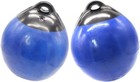 Pair Of Boat Fenders Ball Round Anchor Buoy  Dock Bumper Ball Inflatable Viny   