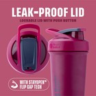 Blenderbottle Sport Sleek Stainless Steel Shaker Bottle 25 Oz Raspberry