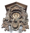 Vtg Thorens Edelweiss  after The Hunt   Black Forest Cuckoo Clock Rare Read Desc