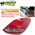 Left right Tail Lights For 2015 2018 Mercedes Benz C-class W205 C300 Brake Lamps
