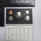 Complete 7 Set Run  1992 Thru 1998 Silver Proof Sets Ogp With Coa  Lot 0330