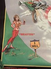 Vtg 70s Original Poster Cb Slang 10-4 Nate Owens Western Graphics Ham Rare