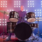 Ktaxon Adult Drum Set 5-pcs 22 In Complete Full Size Drum Kit With Throne Stand